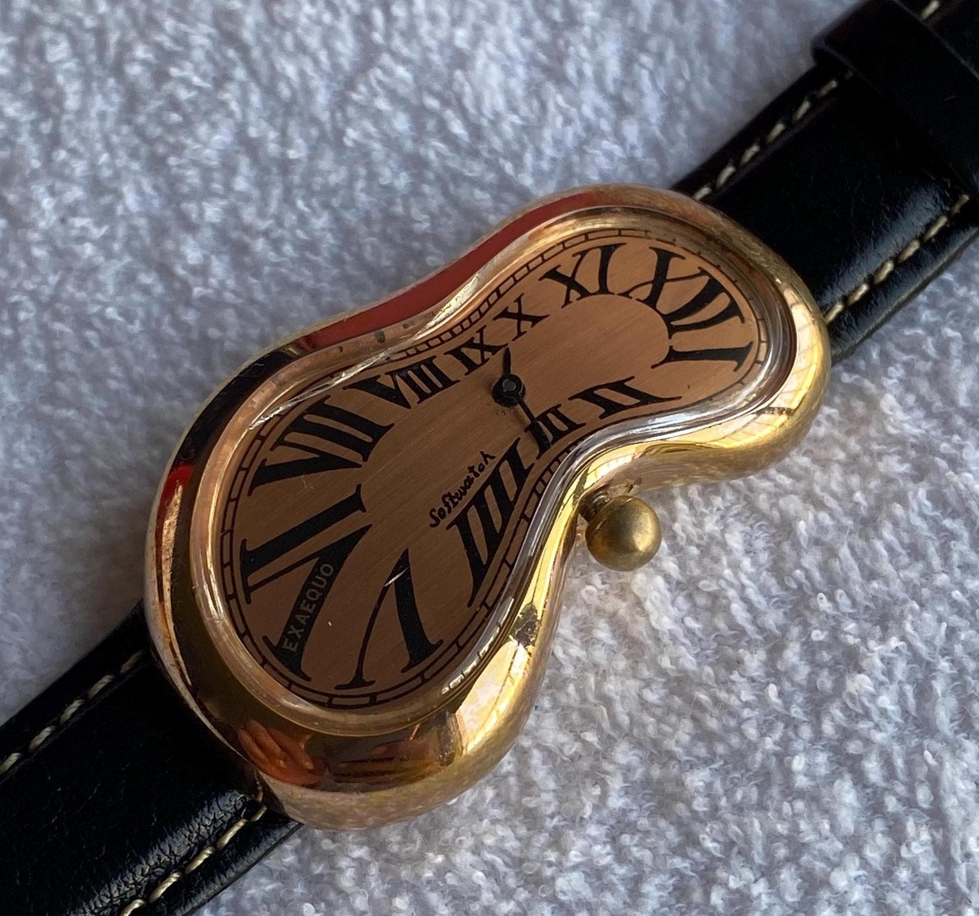 Vintage EXAEQUO Softwatch Melting Watch | Salvador Dalí Inspired