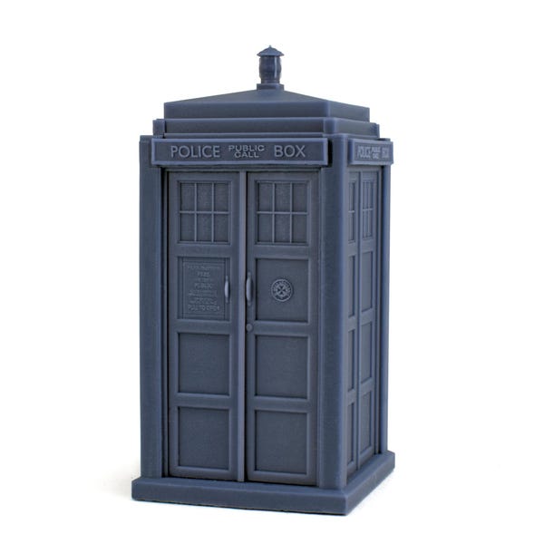 11th/12th Police Box - 28mm/32mm & 35mm/40mm 3D Print Miniature