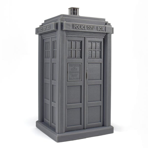 8th Police Box - 1:21 Eaglemoss Scale  - 3D Print Figurine