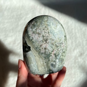 Ocean Jasper Freeform Obicular Ocean Jasper Crystal Gift for Crystal Lover Gift Crystal Freeform Pink Ocean Jasper Green Ocean Jasper