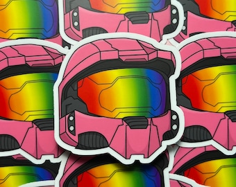 Red vs Blue Sticker RvB Sticker Red vs Blue Sticker LGBT Pride Donut Red vs Blue Red Team Donut RvB Pride Sticker