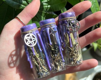 Sleep Spell Jar, Finding Peaceful Energy Spell Jar, Peace Spell, Witchcraft Spell Jar