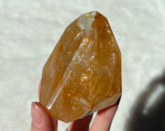 Golden Healer Tower High Quality Crystal Tower Crystal Gift for Crystal Lover Gift Golden Healer Crystal Tower Crystal Hematoid Quartz Tower