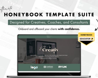 HoneyBook Templates for Creative Entrepreneurs, Consultants| HoneyBook Template Suite | and Coaches | HoneyBook Proposal | HoneyBook Forms