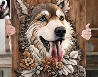 Personalized Dog Frame | Dog Memorial Gift | Custom Dog Picture Frame | Pet Name Photo Frame |