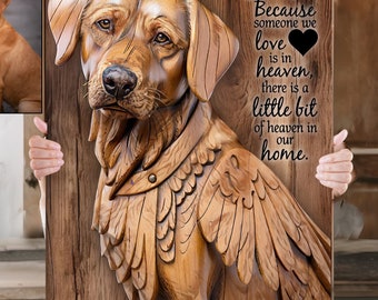 Custom Framed Pet Portrait Sculptural Wood Memorial Dog Cat Urn Portrait Engraved Custom Portrait Pet Loss Gift Pet Decor Housewarming Gift