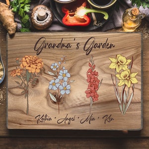 Mothers Day Gift from Daughter Kitchen Gift for Grandma Gift Home Gift Cutting Board Personalized Gift for Mom Gift Ideas Charcuterie Board