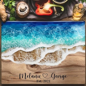 Personalized Cutting Board Wedding Gift for Couple Unique Charcuterie Board Anniversary Gift for Her Him Bridal Shower Gift Engagement Gift