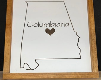 City of Columbiana FarmHouse Sign