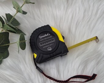 Personalised Father's Day Tape Measure | Personalised DIY Gift for Dad and Grandad Custom Father's Day Gift | Personalised Present for Him