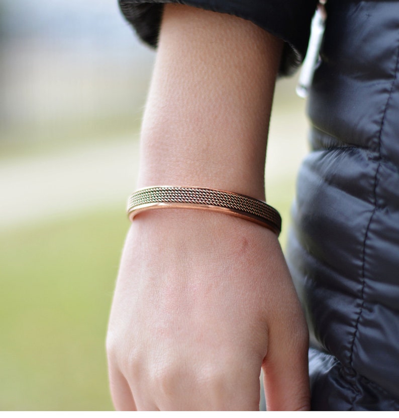 Copper Bracelet and Ring for Arthritistherapy Effective & Natural