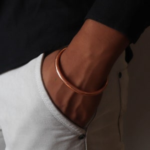 Solid pure Copper Bracelet for Men | Natural Relief for Joint Pain and Arthritis | Gift Bag