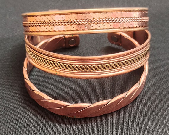 Mens copper bracelet for arthritis outlet