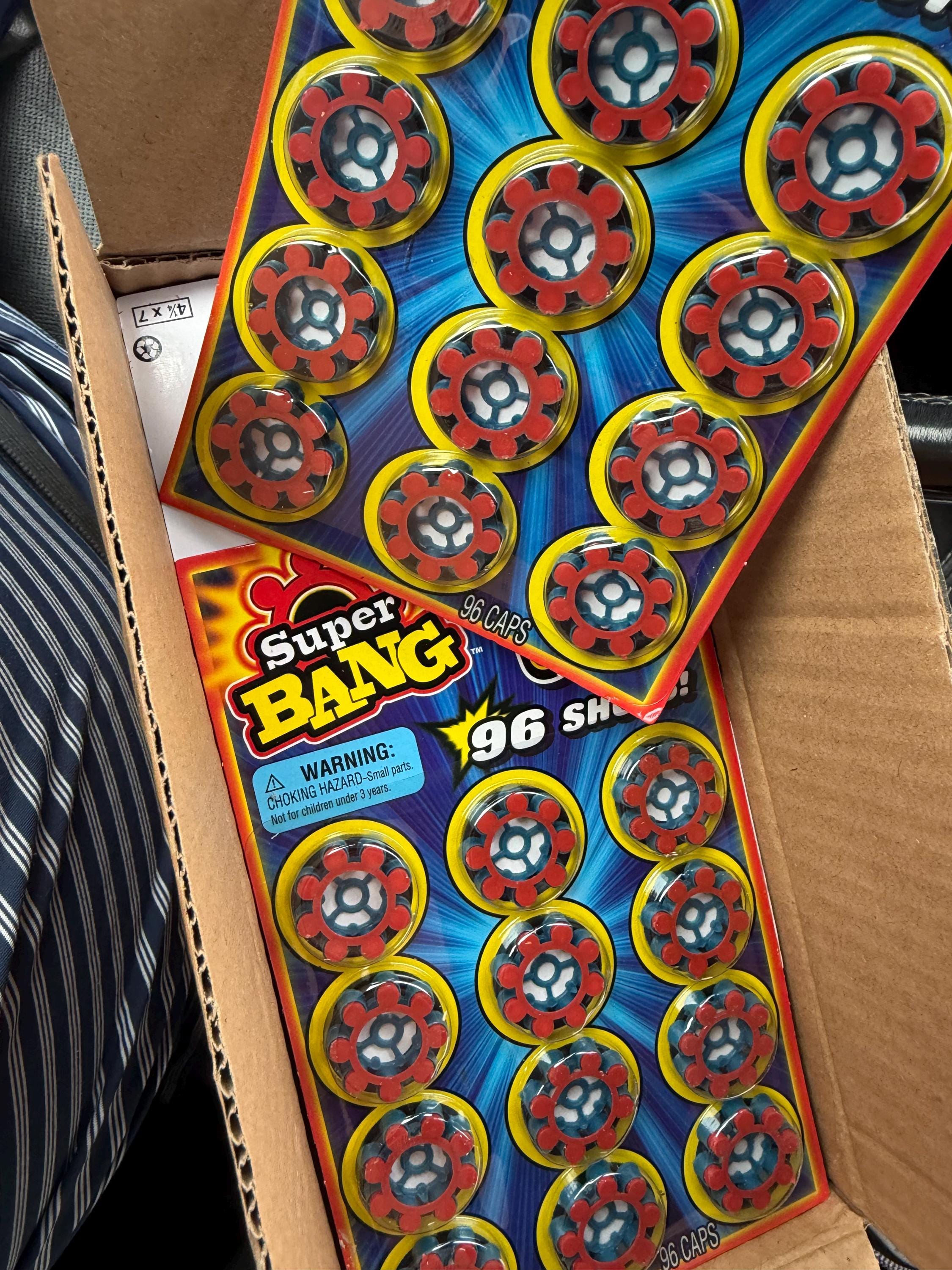 5 Packs of New Sealed Discontinued Super Bang 8 Shot Ring Caps