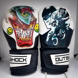 Out Shock Boxing CUSTOM Hand Painted USED Outshock Boxing Gloves, 10oz - Etsy