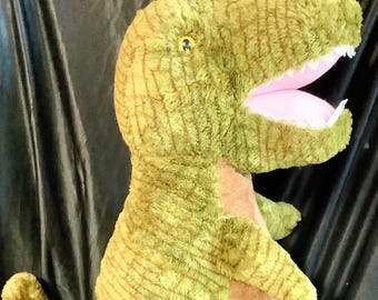 緑のぬいぐるみティラノサウルスレックス人形ぬいぐるみ動物恐竜Zooawa