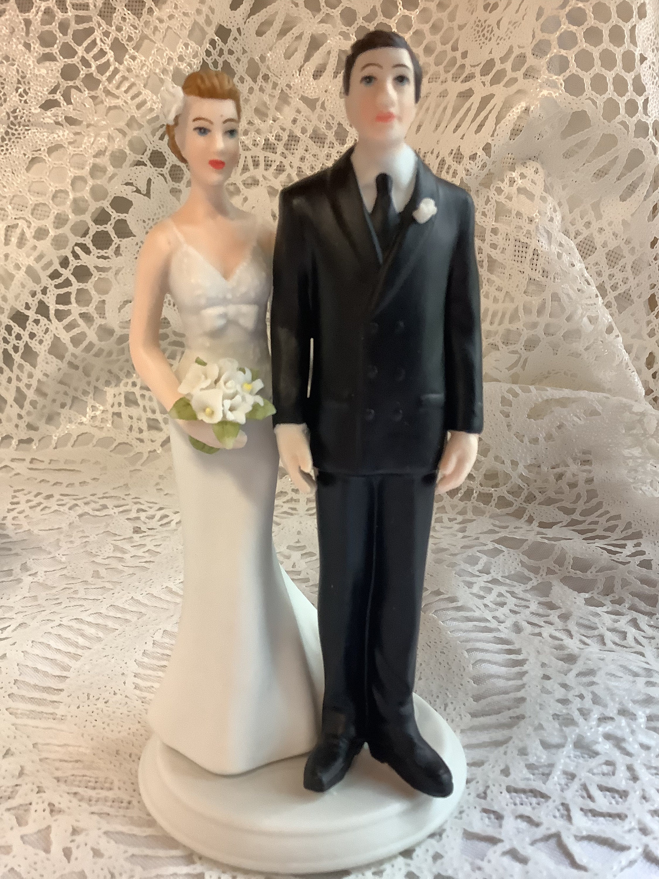 Weddingstar the Love Pinch Porcelain Bride and Groom Wedding Cake ...