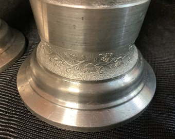 Zinn Etain 95%ピューターワインゴブレットグラス ドイツ製聖杯