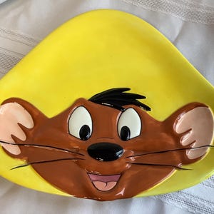 Warner Bros. Studio Looney Tunes Speedy Gonzales Ceramic Collector Plate Bugs Bunny Cartoon Character Mouse