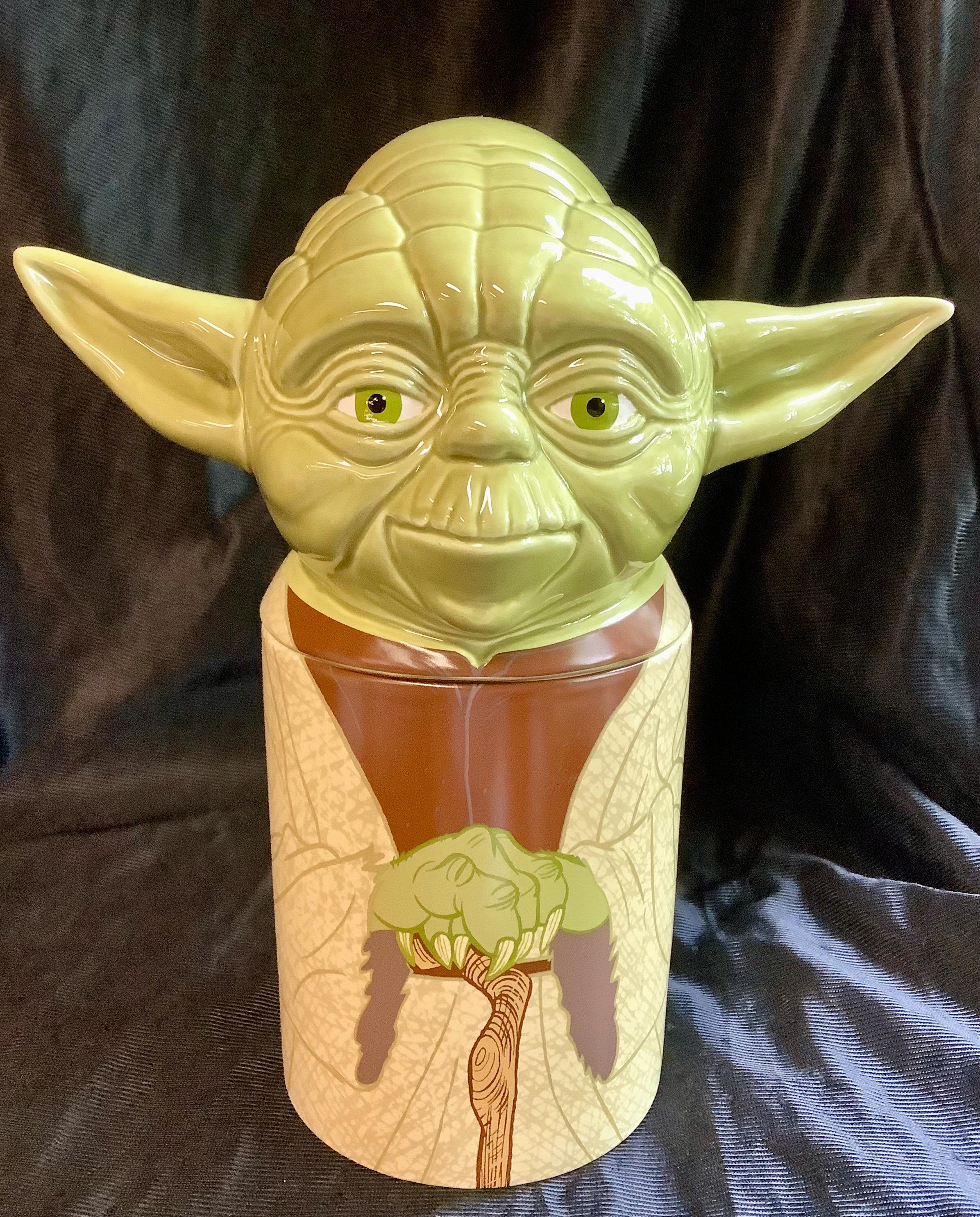 ヨーダ　YODA　クッキージャー　陶器小物入れ　インテリア 71+xqZOXXiL._AC_UF350,