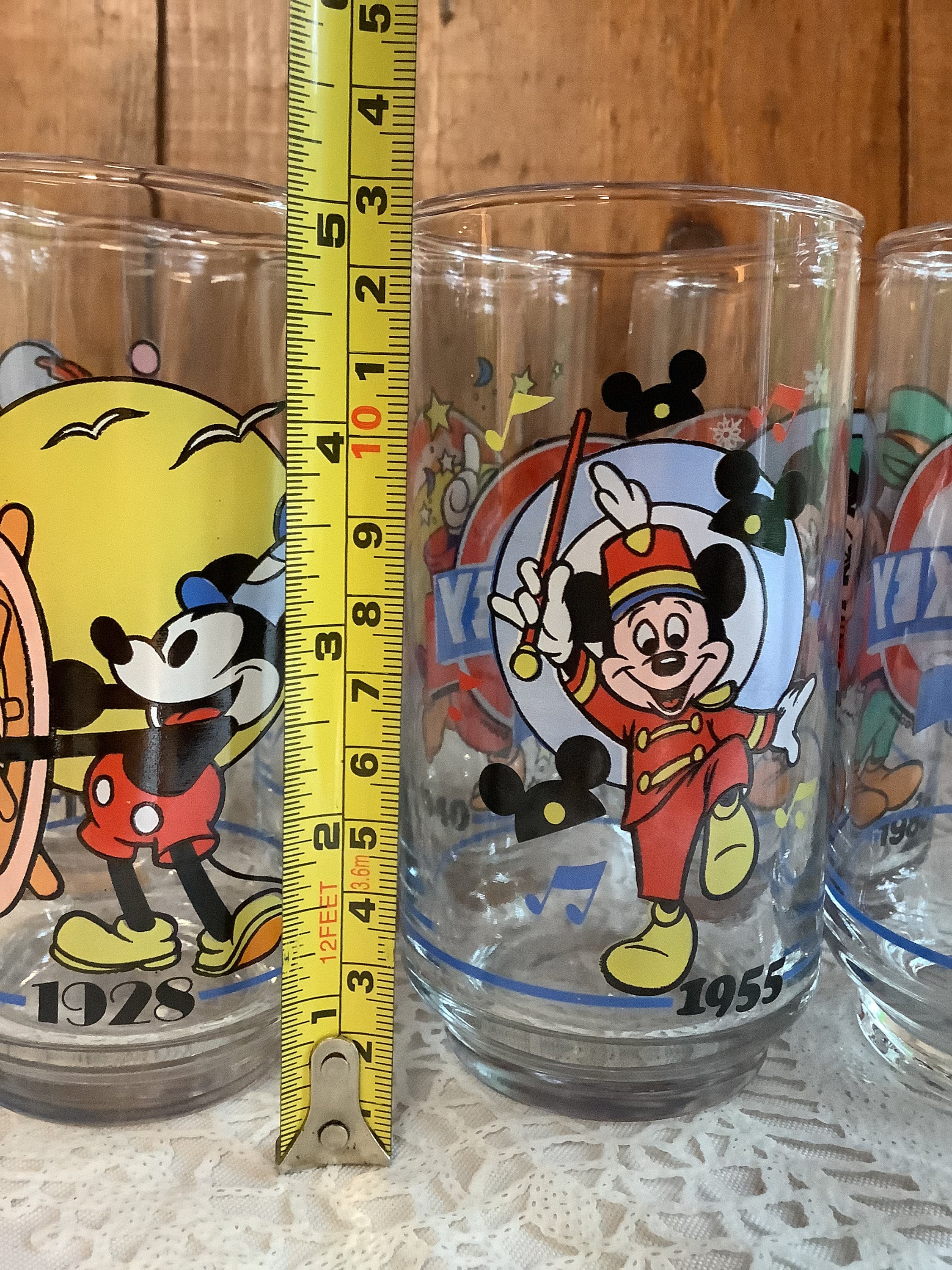 Set of 6 Collectible Mickey Mouse Through the Years Walt