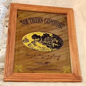 希少　SOUTHERN COMFORT　 ヴィンテージ　 パブミラー　 レトロ Southern Comfort Mirror - Etsy