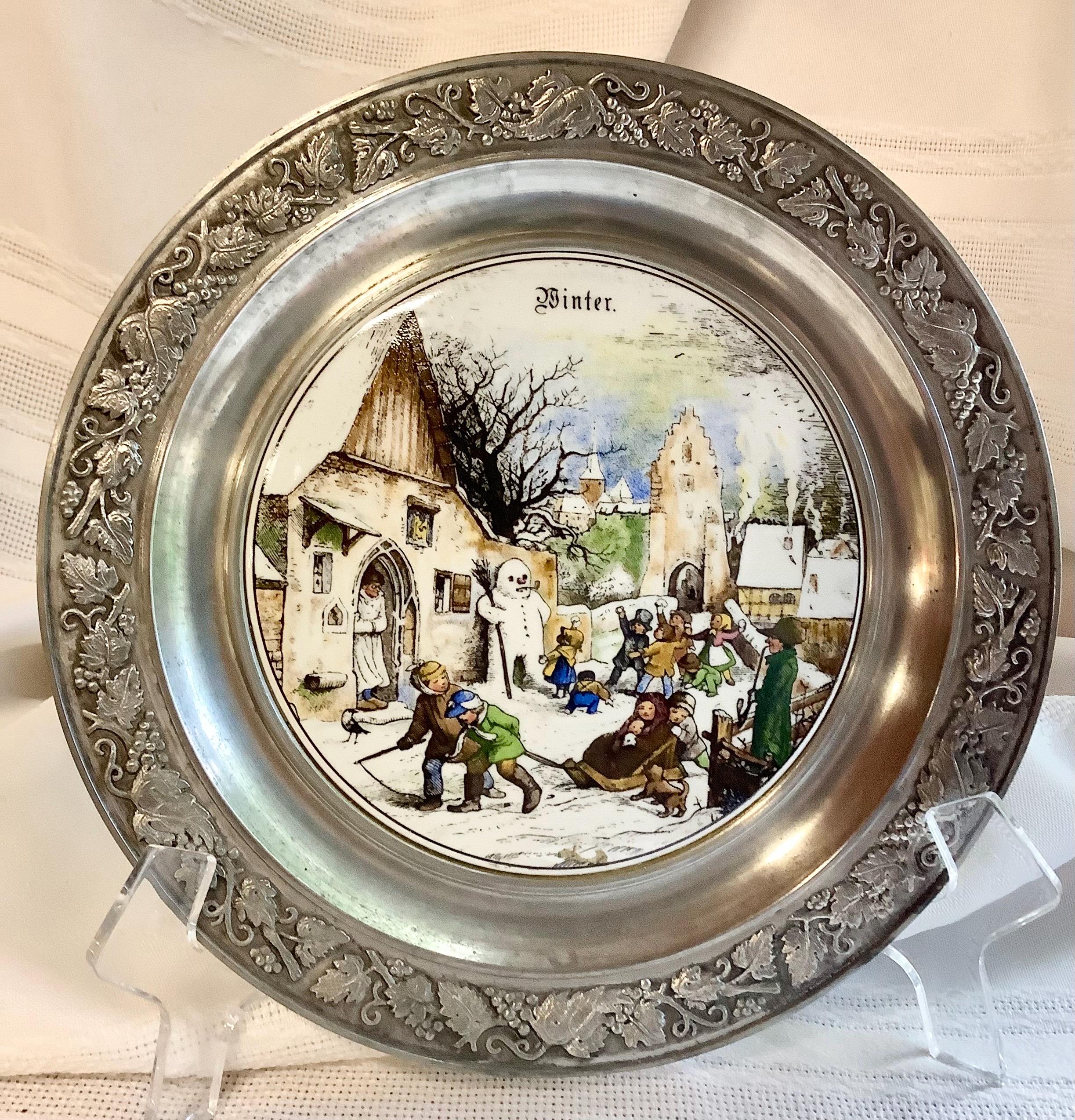 Winter germany plate - Etsy 日本