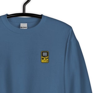 8-Bit Yellow Gameboy Unisex Sweatshirt