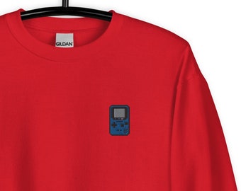 8-Bit Blue Gameboy Unisex Sweatshirt