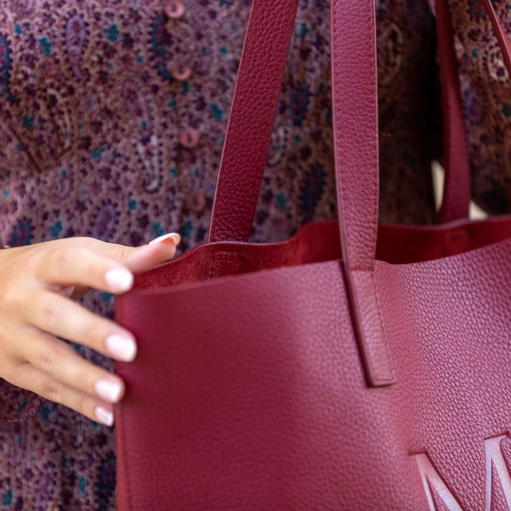 Leather Tote Bag. Full Grain Leather Bag. Custom Leather Bag Handmade