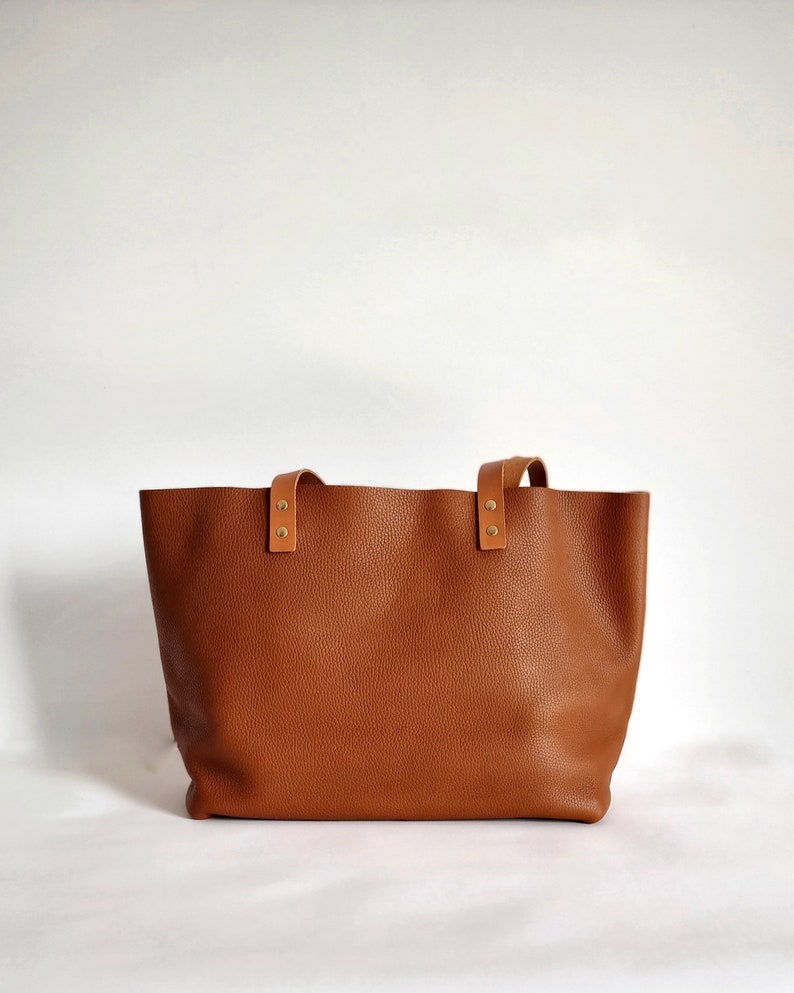 leather tote handmade in Spain