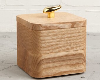Handcrafted Wooden Jewelry Box  Keep Your Precious Pieces Organized in Style