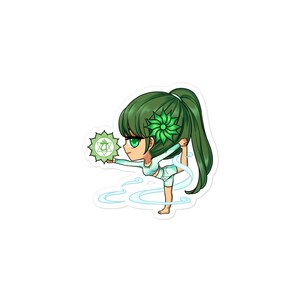 pegatinas, chicas del chakra del corazón, pegatinas lindas, pegatinas de anime, pegatinas de vinilo, pegatinas para computadoras portátiles