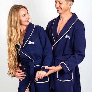 matching monogrammed bathrobes