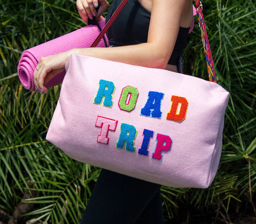 Road Trip Custom Duffle Bag Beach Snacks Bags Yoga Duffle Etsy
