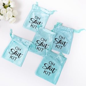 Custom Hangover Kit Bags, Wedding Survival, Bachelorette Party Hangover Kit - Fun & Functional Recovery Supplies Bachelorette Favors