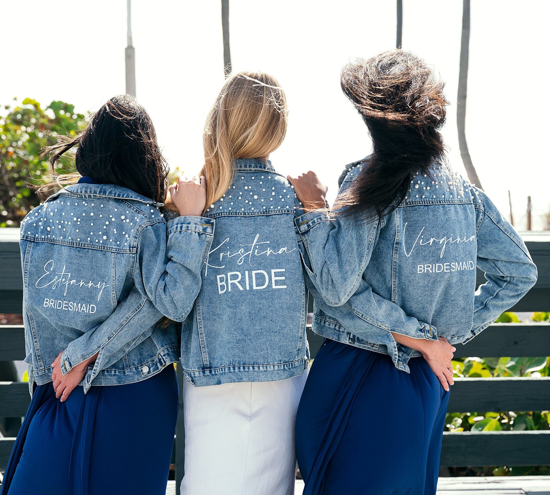 Mrs Custom Wedding Jacket Bridal Custom Denim Jacket With Etsy