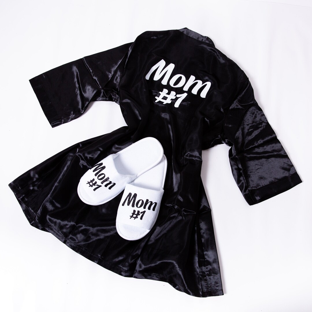 Mother's Day Gift Idea, Custom Robes, Custom Slippers, Gift for Mom ...