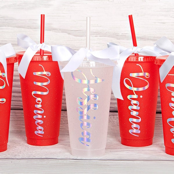 Bachelorette Personalized Plastic Tumblers, Wedding Favors, Bridesmaids Gifts, Bridesmaids Proposal, Tumblers with names, Bride to be gifts