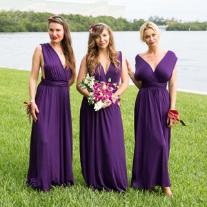 Bridesmaids Infinity Dress: Long Convertible Multi-way Wrap Dress