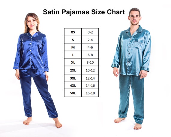 Bachelorette Pajamas, Custom Satin Pajamas, Personalized Pjs, Plus