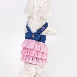 Custom Dog Jean Dress, Pet tutu Dress, Custom Dress for cats , Dresses for Dogs, Pet birthday gifts, Dog Gifts, Cats gifts, Tutu Pet Dress