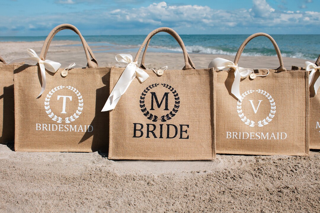 Bridesmaids Tote Bags Bridesmaid Gifts Custom Girls Trip Etsy
