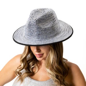 Festival Rhinestone Hat, Fancy Cowboy hat, Western Glam Cowboy Hat, Festival hat, Blingy Hat for Brides, Shiny Cowboy hat, Fancy hat