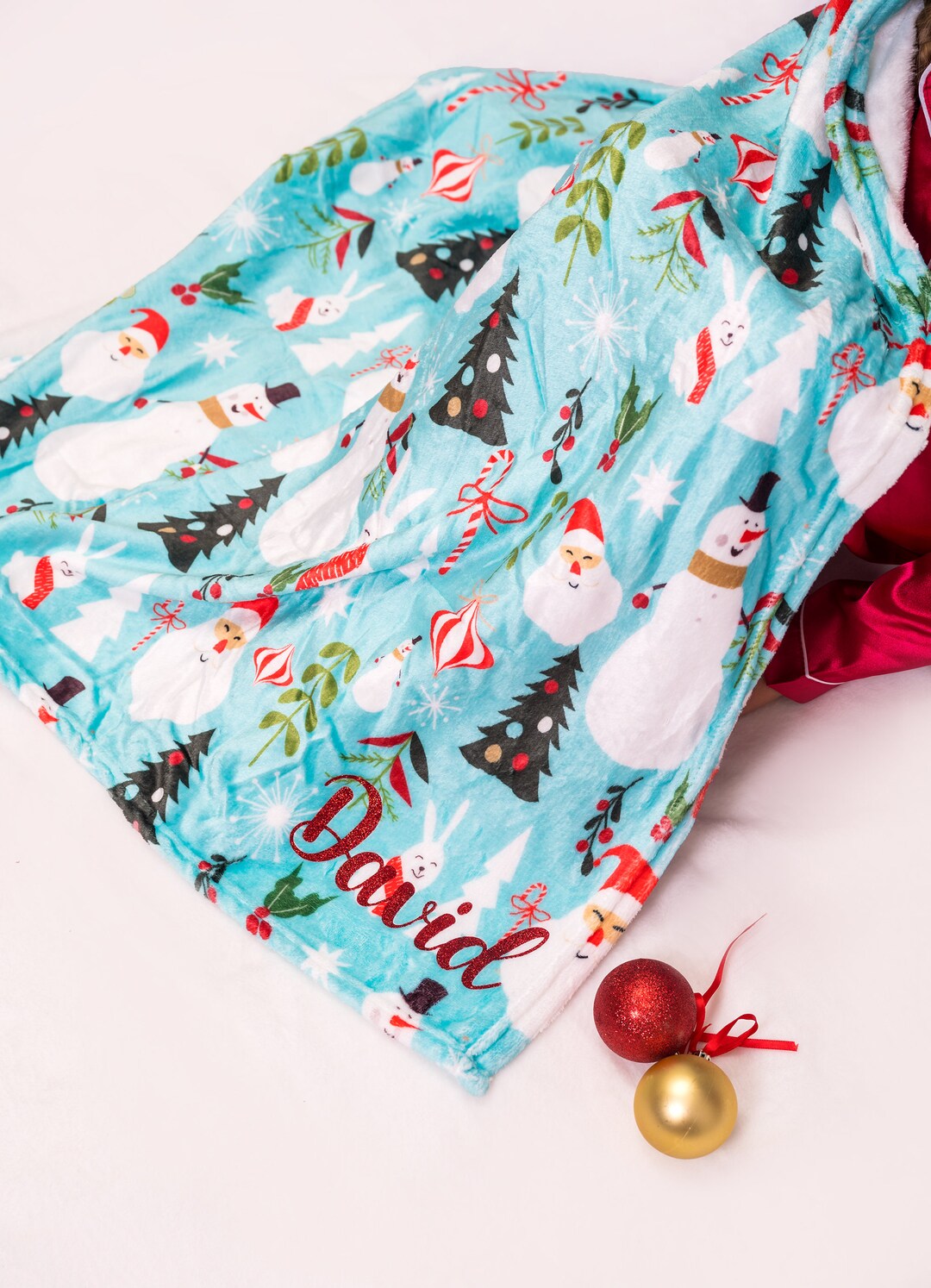 Custom Xmas Kids Blanket, Christmas Gift, Kids Xmas Blanket, Xmas Gift Idea, Holiday Blanket