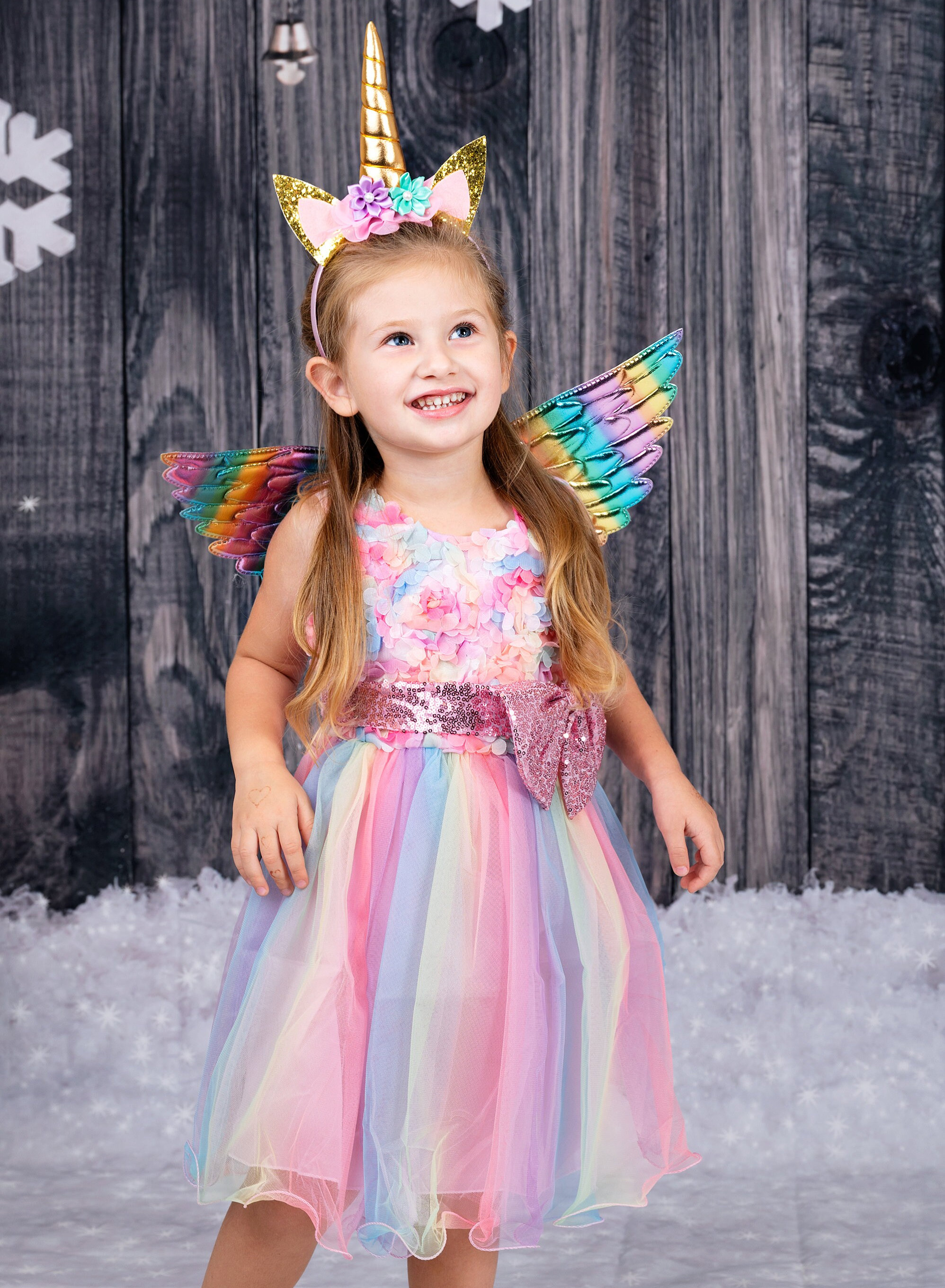 Unicorn Floral Rainbow Tutu Dress Customized Unicorn Dress Etsy