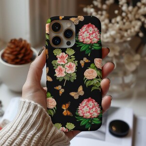 Vintage Floral Phone Case, Floral Phone Case, iPhone 16 15 14 13 12 11 Pro Max, iPhone Case, Botanical Phone Case, i Phone Case