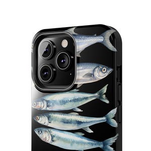 Sardine Phone Case,Nautical Phone Case, Fish Phone Case, iPhone 16 15 14 13 12 11 Pro Max, iPhone Phone Case, Summer Phone Case 画像 8