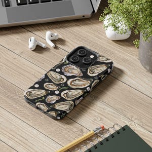 Oyster Phone Case, Nautical Phone Case, Fisherman Phone Case, iPhone 16 15 14 13 12 11 Pro Max, Protective Phone Case, iPhone Casing image 5