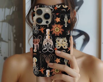 Sea Creature Phone Case, Nautical Phone Case, Fisherman Phone Case,  iPhone 16 15 14 13 12 11 Pro Max, Tough Phone Case, iPhone Casing
